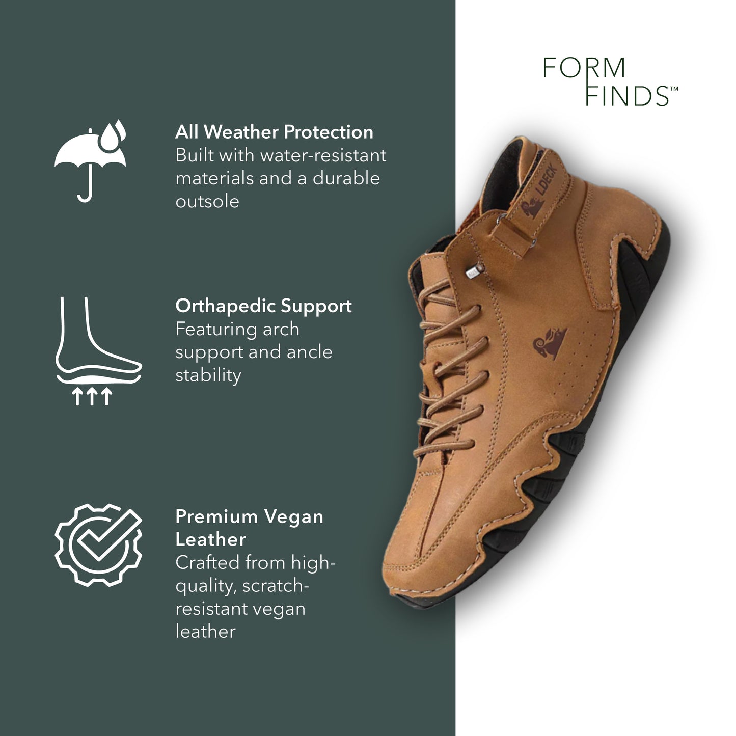 LDeck™  waterproof and breathable orthopedic shoes